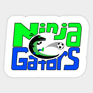 Ninja Gators Team - Color Sticker